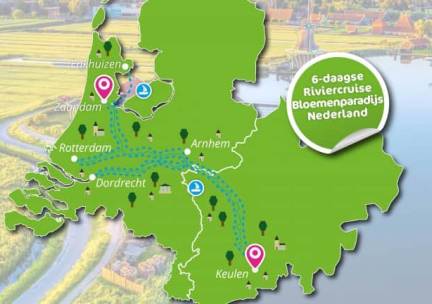 6 dagen Riviercruise - Bloemenparadijs Nederland
