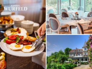 Ontbijtbuffet bij Kasteel Wurfeld in Maaseik