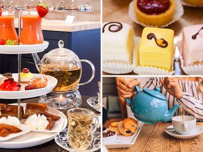Luxe high tea met onbeperkt thee (2 uur)