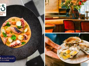 5-gangen kerstproeverijdiner (7 gerechtjes) bij CoÂ´s Foodbar in de Korte Put