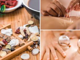 Intake + cupping, acupunctuur en/of kruidenbehandeling (30 tot 70 min)