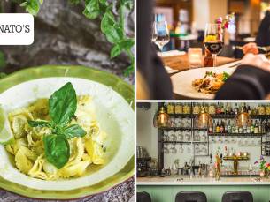 Italiaans 3-gangen keuzediner of pinsa/pasta + nagerecht bij Renato's Osteria