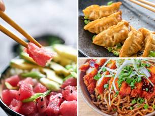 Aziatische 2-gangen keuzelunch of -diner