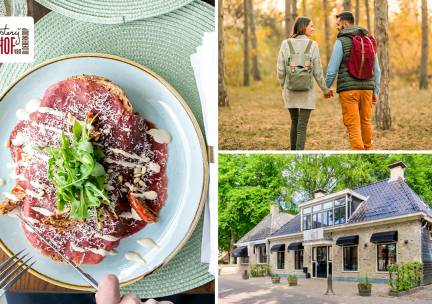 Wandelarrangement incl. warme drank + gebak + luxe lunch bij Hof van Oldeberkoop