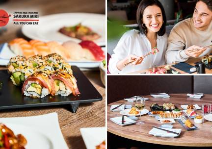 Japanse All-You-Can-Eat & Drink (2,5 uur) bij Restaurant Sakura Miki