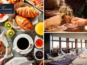 Luxe ontbijtbuffet + glas cava bi Hoeve de Tommen