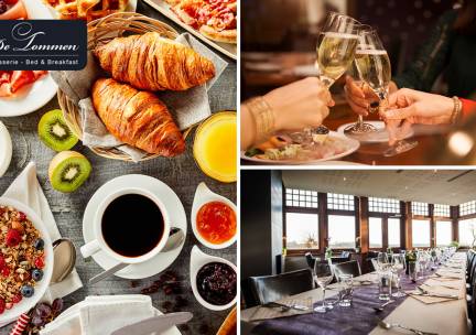 Luxe ontbijtbuffet + glas cava bi Hoeve de Tommen