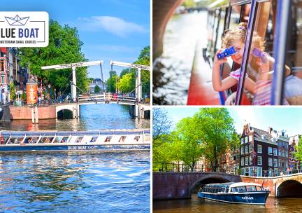 Rondvaart door Amsterdam (75 of 90 min) + evt. snackbox en frisdrank