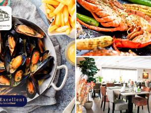 3-gangen mossel- of kreeftdiner