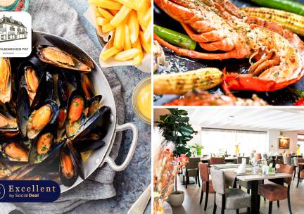 3-gangen mossel- of kreeftdiner