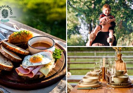 Wandelarrangement incl. koffie of thee en lunchplank