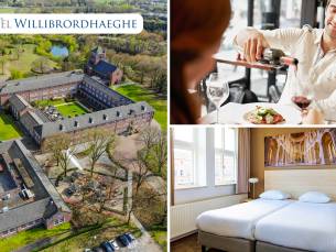 Overnachting(en) voor 2 + ontbijt + hoofdgerecht Fletcher's Ã  la carte in Deurne