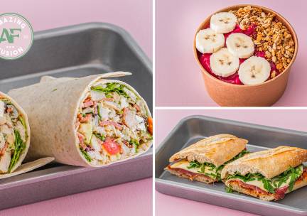 Sandwich of wrap naar keuze + smoothie