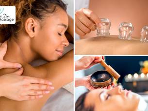 Massage naar keuze, cupping, kundalini healing of TTC-behandeling