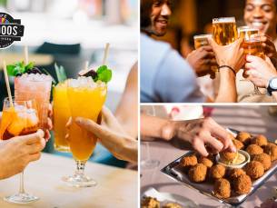 Cocktailproeverij of bierproeverij + snacks bij PartycafÃ© de Doos