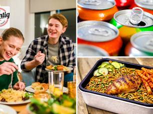 Surinaamse, Mediterrane of Hollandse maaltijd + drankje naar keuze voor afhaal