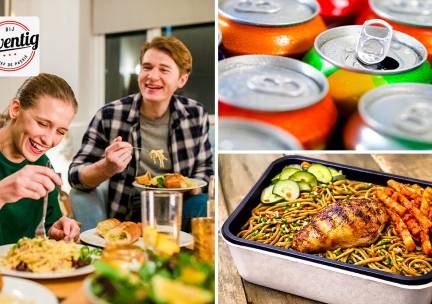 Surinaamse, Mediterrane of Hollandse maaltijd + drankje naar keuze voor afhaal