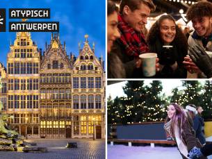 Schaatsen in hartje Antwerpen + 3 drankjes