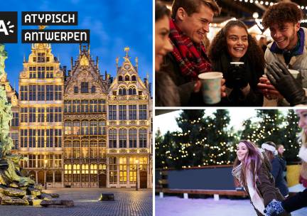 Schaatsen in hartje Antwerpen + 3 drankjes