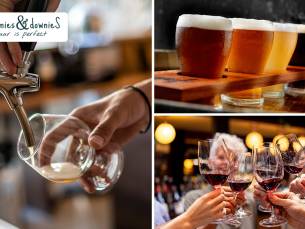 Bierproeverij of high wine bij Brownies&downieS Haarlem