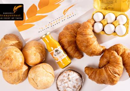 Zondags ontbijtpakket voor afhaal