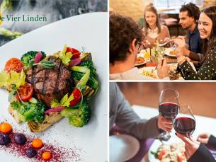 4-gangendiner van de chef bij De Vier Linden