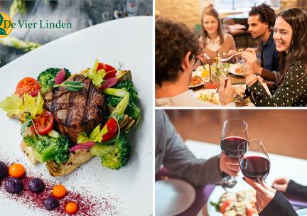 4-gangendiner van de chef bij De Vier Linden