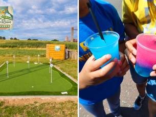 Golfspellen (60 min) + drankje of slushpuppy in Spijkenisse