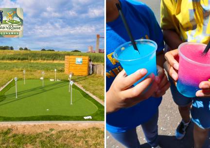 Golfspellen (60 min) + drankje of slushpuppy in Spijkenisse
