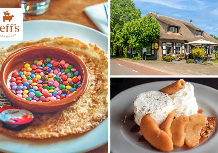 3-gangen pannenkoekenlunch of -diner