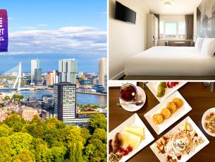 Overnachting voor 2 tot 8 bij Rotterdam Teleport Hotel