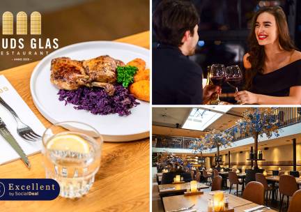 2- of 3-gangendiner Ã  la carte + evt. glas bubbels bij Gouds Glas