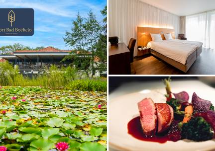 Overnachting(en) voor 2 + welkomsthapje + ontbijt of diner + late check-out in Enschede
