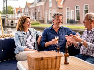 Vaartocht (3 uur) + drankje + lekkernij