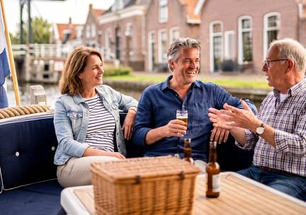 Vaartocht (3 uur) + drankje + lekkernij