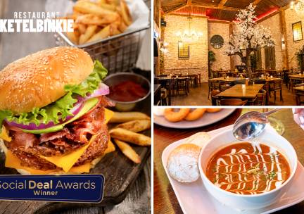 4-gangen smashburger-diner bij Ketelbinkie