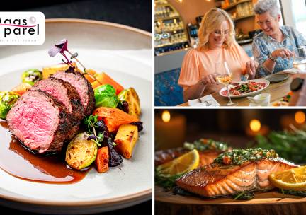 3- of 4-gangen keuzediner bij De Maasparel