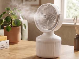Oplaadbare Ventilator Met Verkoelende Mist En Sfeerlicht