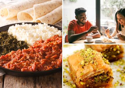 Ethiopisch en Eritrees 2- of 3-gangendiner à la carte in het centrum van Hoorn