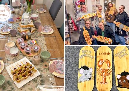 Creatieve workshop naar keuze + evt. high tea of mocktails