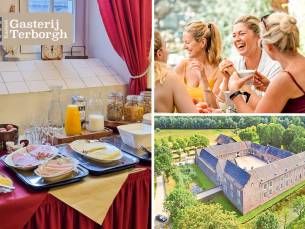 Uitgebreid ontbijtbuffet + evt. rondleiding bij Landgoed Kasteel Terborgh