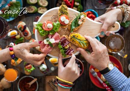 Spaans 12-uurtje + jus d'orange bij La Casita