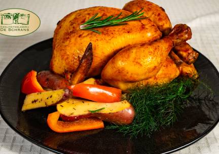 Afhalen: kipmenu of partypan (70 hapjes)