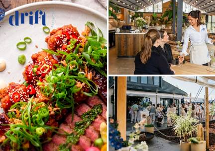 3-gangen shared dining-diner aan het Wolderwijd