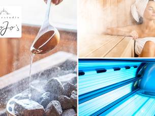Sauna en/of zonnebankbezoek naar keuze