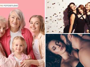 Fotoshoot naar keuze (1,5 uur) + visagie en haarstyling + 1 digitale foto