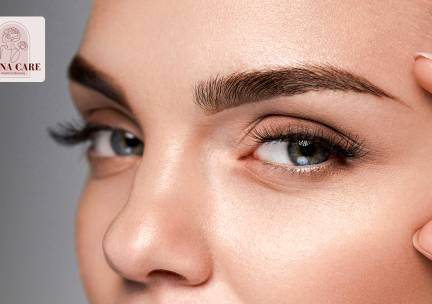 (Korean) wimper- of wenkbrauwlift + verven