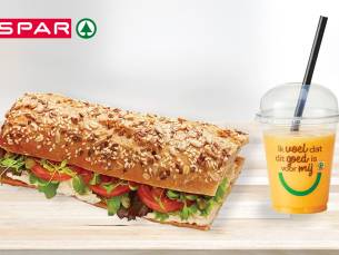 Broodje of focaccia + iced drink naar keuze bij SPAR Arnhem
