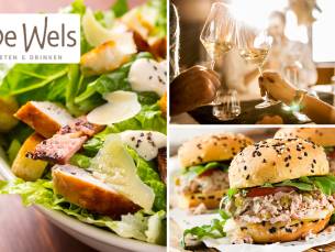 Lunchgerecht + drankje naar keuze bij De Wels Eten & Drinken