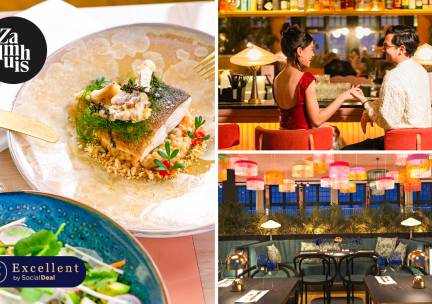 3-, 4- of 5-gangendiner van de chef bij Het Zalmhuis